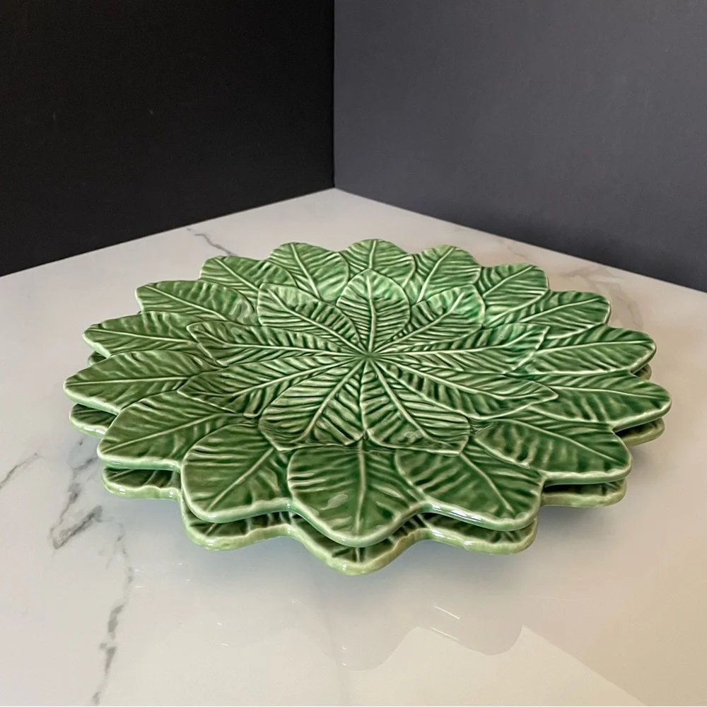SET of 2 Lemon Leaf 13